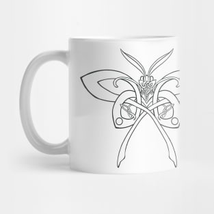 Luna Moth Knot - Uncolored Mug